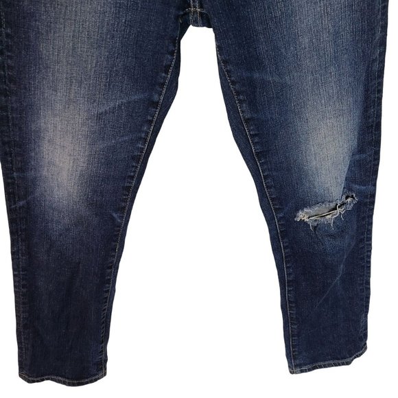 Adriano Goldschmied Ag-Ed Womens 25 Blue Denim Ex-Boyfriend Slouchy Slim Jeans - Picture 3 of 9